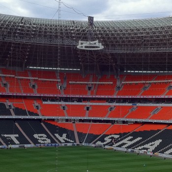 Ein Schmuckstück: das Stadion in Donezk ein Jahr vor der EM 2012. 